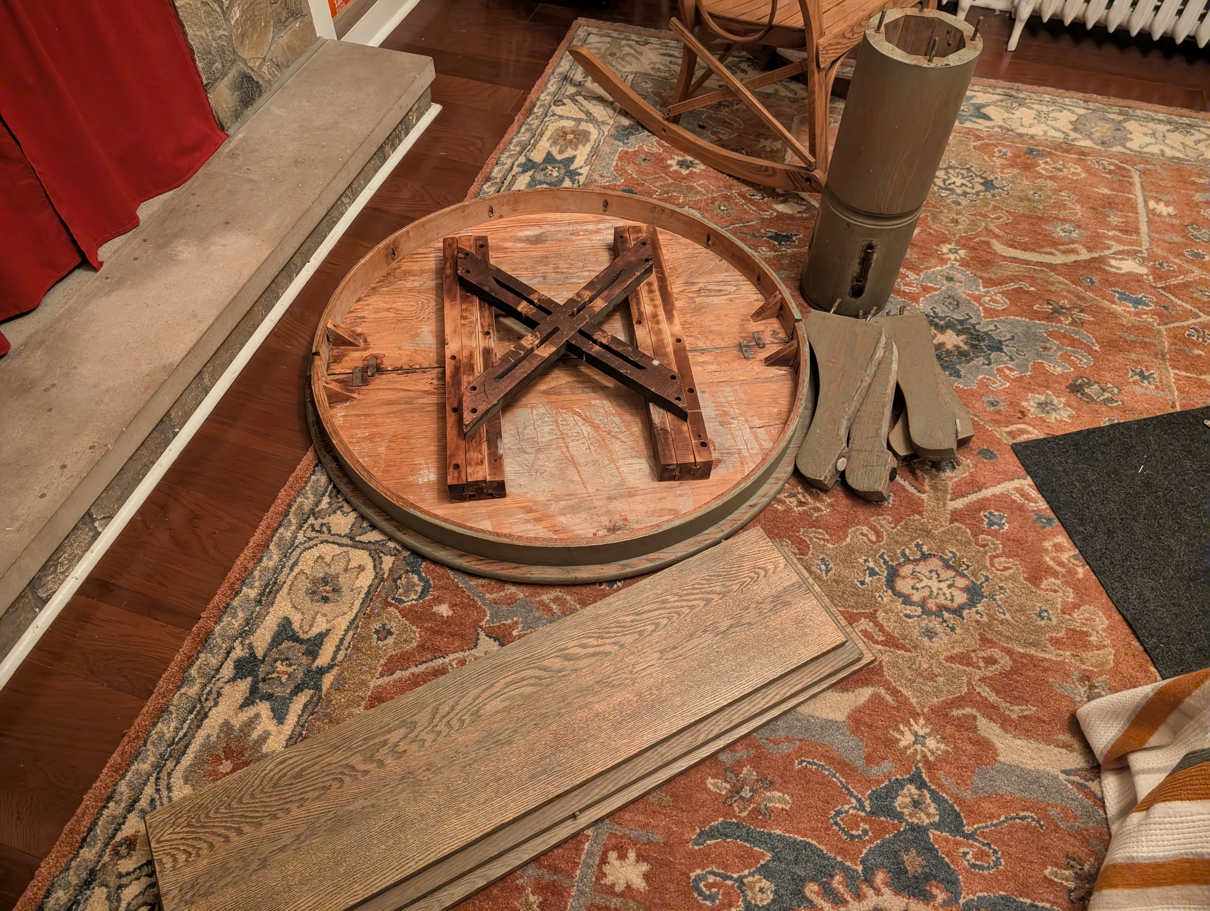 Coffee Table disassembled