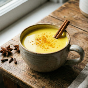 AI Generated Golden Milk