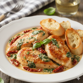 AI Generated Creamy Tuscan Chicken