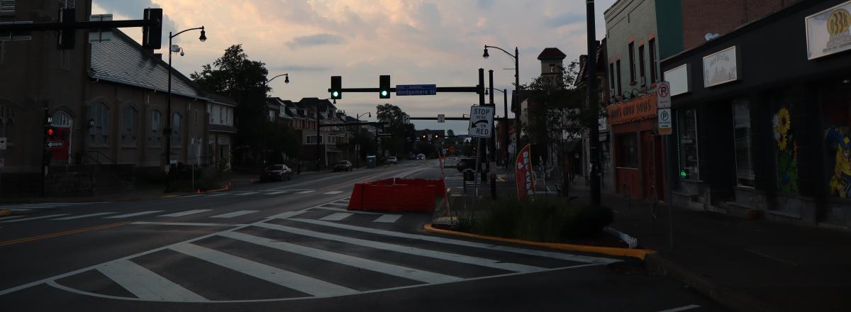 Brookline Boulevard just before Breezefest 2026
