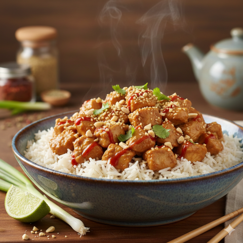 AI Generated Peanut Chicken image